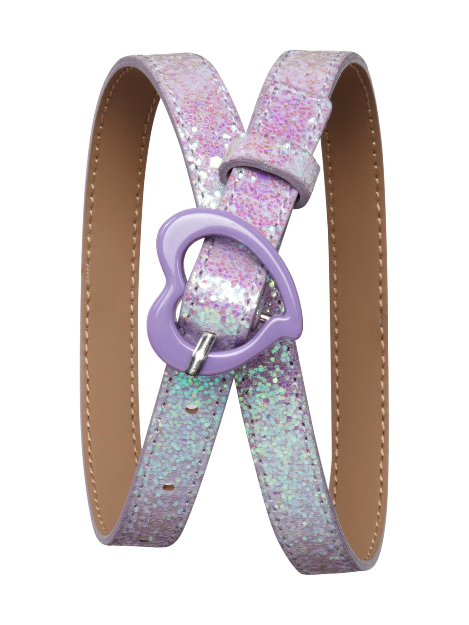 Glitter heart belt Gap