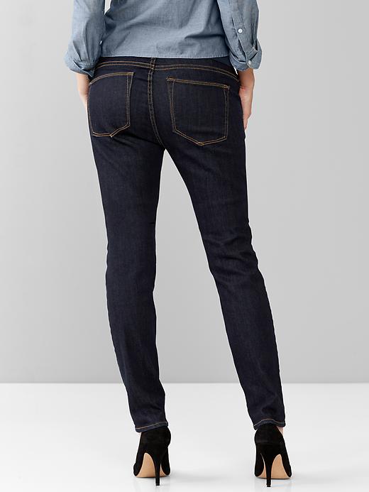 2 of 8 showing, with the color rinse of product 1969 demi panel always skinny jeans