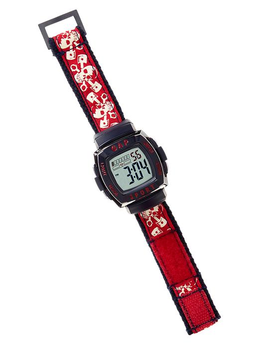 1 of 8 showing, with the color blue galaxy of product Digital sport watch