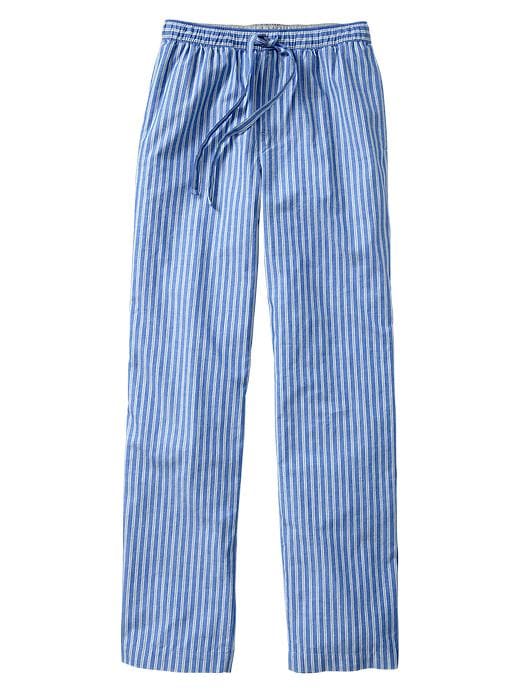 1 of 8 showing, with the color summer lapis of product Striped PJ bottoms