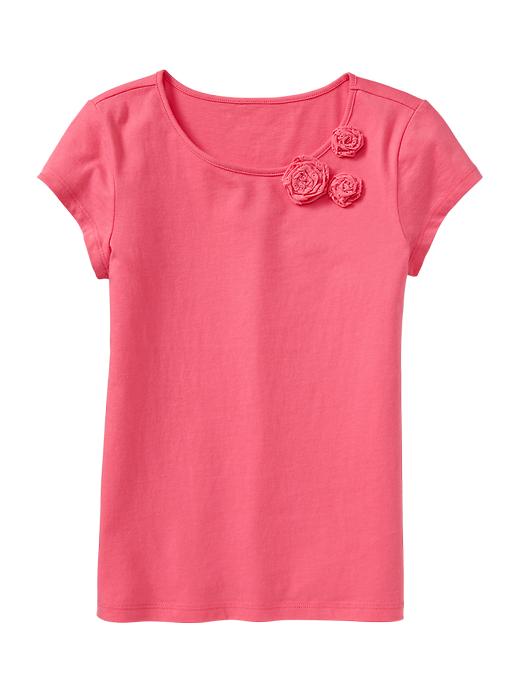 1 of 8 showing, with the color sassy pink of product Eyelet rosette top