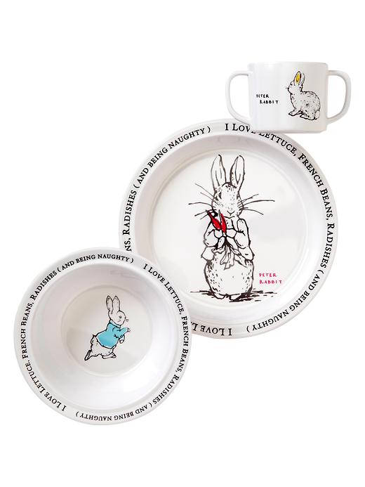 1 of 8 showing, with the color white of product Peter Rabbit™ dish set