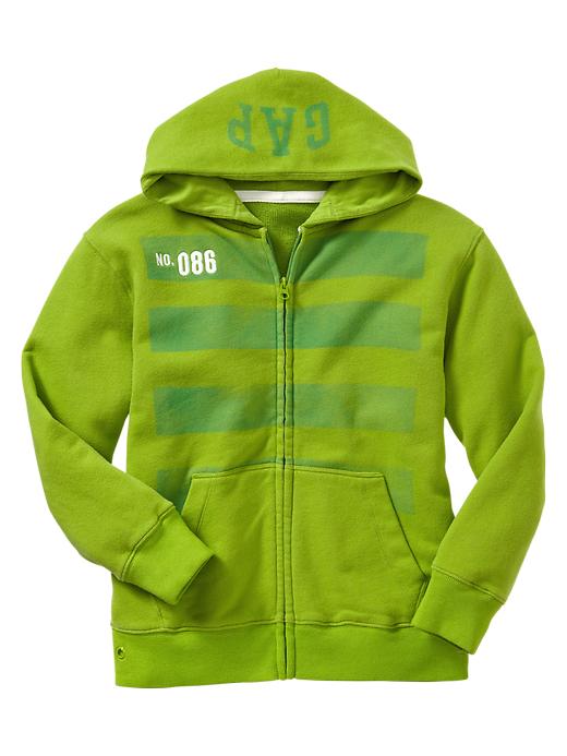 1 of 8 showing, with the color tequila lime of product Graphic logo hoodie