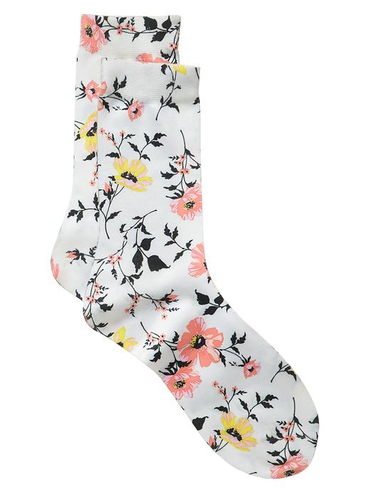 View large product image 1 of 1. Floral socks