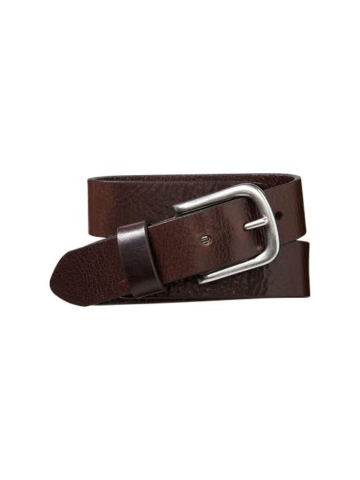 View large product image 1 of 1. Smooth leather belt