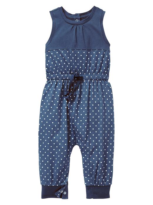 1 of 8 showing, with the color blue chill of product Empire dot one-piece