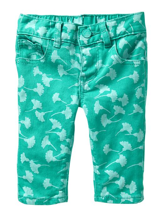 1 of 8 showing, with the color egyptian turquoise of product Diane von Furstenberg ♥ babyGap skinny jeans