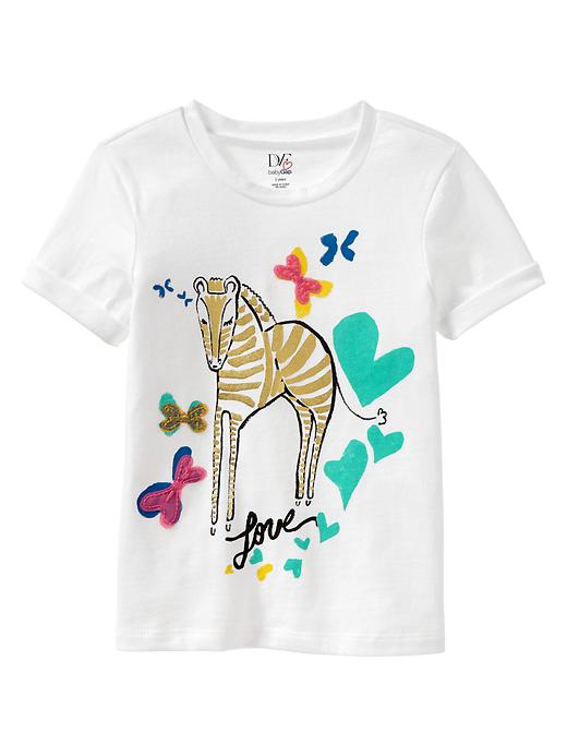 1 of 8 showing, with the color zebra of product Diane von Furstenberg ♥ babyGap graphic T