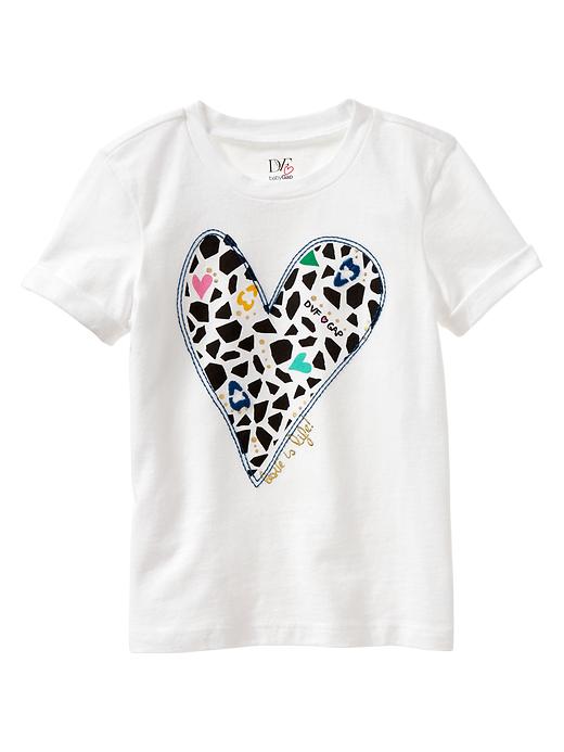 1 of 8 showing, with the color big heart of product Diane von Furstenberg ♥ babyGap graphic T