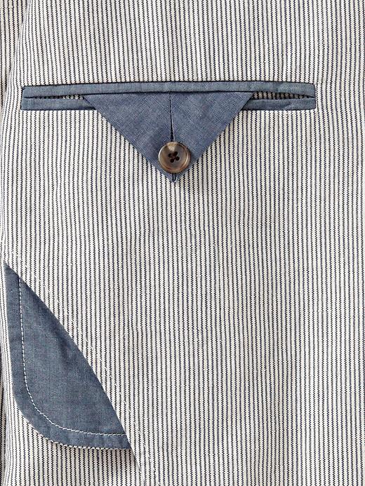 View large product image 2 of 3. Linen cotton blazer