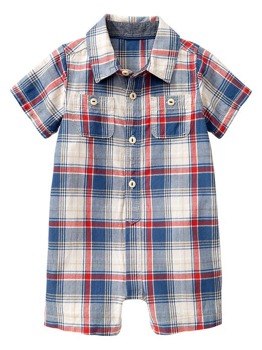 1 of 8 showing, with the color plaid of product Madras one-piece