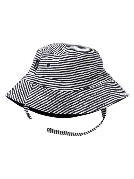 1 of 8 showing, with the color blue galaxy of product Striped bucket hat
