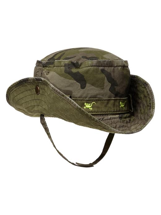 1 of 8 showing, with the color camo print of product Cargo camo sun hat