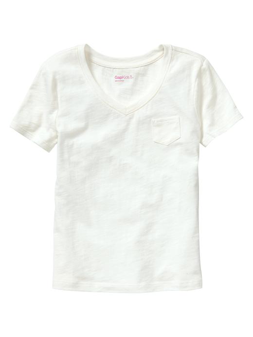 1 of 8 showing, with the color milk of product Slub pocket T