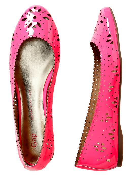 1 of 8 showing, with the color neon pink of product Patent perforated flats