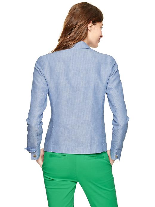 Image number 2 showing, Thin-stripe academy blazer