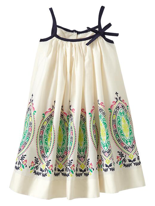 1 of 8 showing, with the color ivory frost of product Graphic tank dress