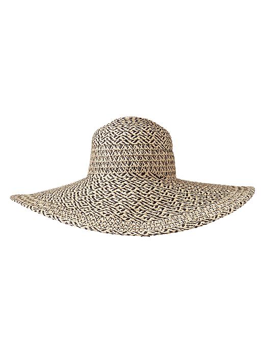 1 of 8 showing, with the color natural of product Metallic floppy hat
