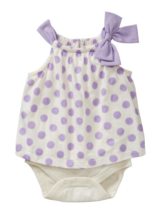 View large product image 1 of 1. Polkadot bow body double