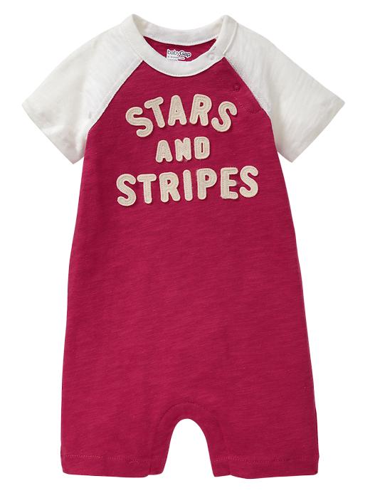 1 of 8 showing, with the color cinnamon candy of product Raglan graphic one-piece