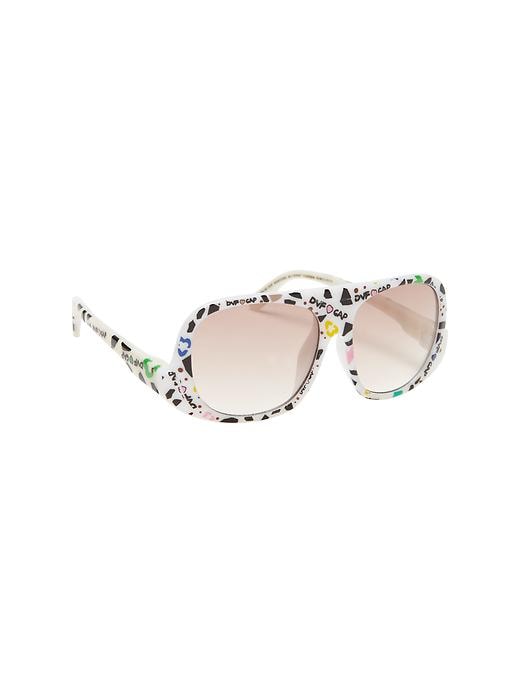 1 of 8 showing, with the color multi print of product Diane von Furstenberg ♥ babyGap aviator sunglasses