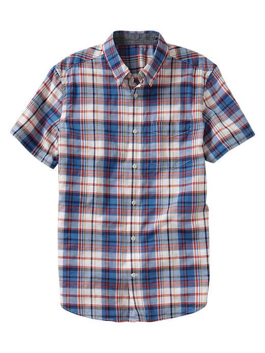 1 of 8 showing, with the color white of product 1969 madras shirt