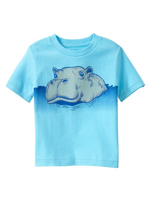 1 of 8 showing, with the color turquoise of product Graphic T