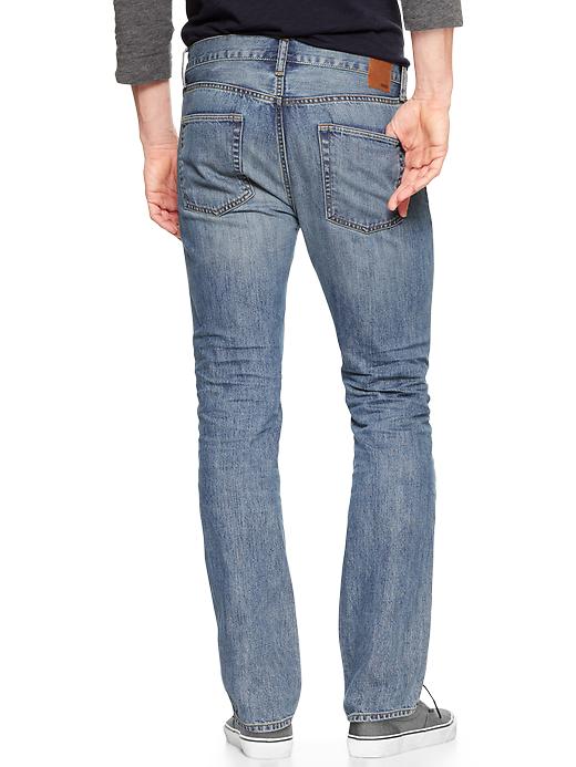 2 of 8 showing, with the color pale blue of product 1969 slim fit jeans (pale blue wash)