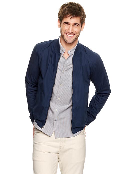 1 of 8 showing, with the color tapestry navy of product Lightweight bomber jacket