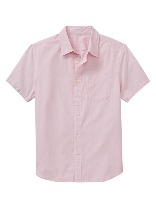 1 of 8 showing, with the color lipstick pink of product Dobby stripe shirt