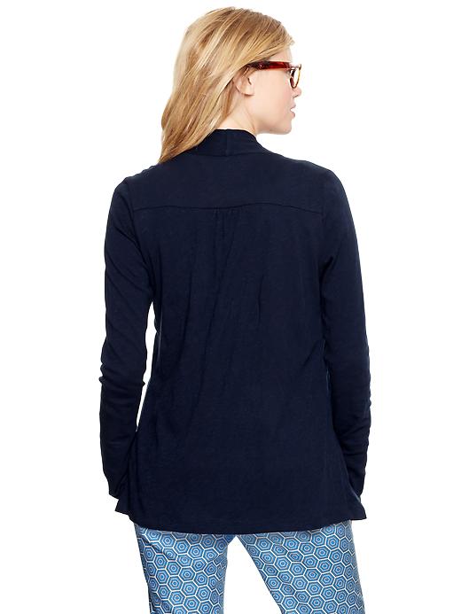 2 of 8 showing, with the color true indigo of product Open-front cardigan