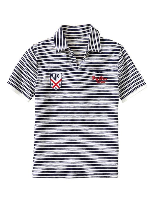 1 of 8 showing, with the color ivory frost of product Athletic plaid polo