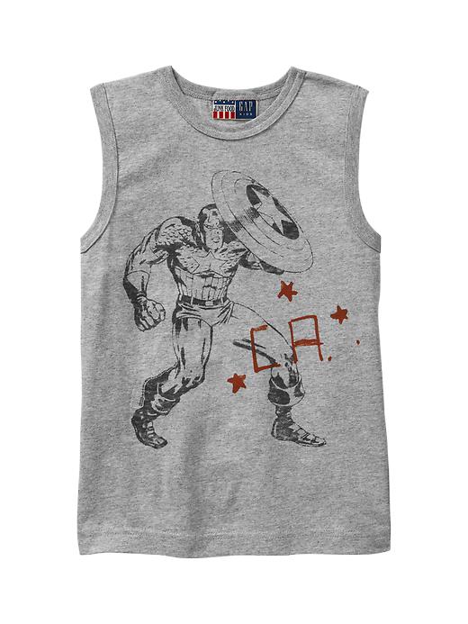 1 of 8 showing, with the color captain america of product Junk Food™ graphic tank
