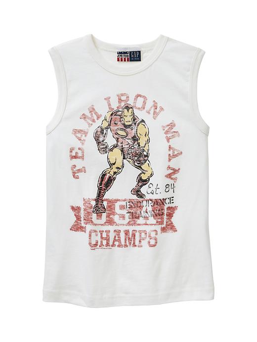 1 of 8 showing, with the color iron man of product Junk Food™ graphic tank