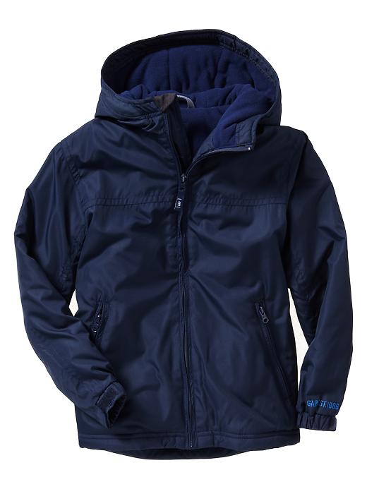 1 of 8 showing, with the color blue galaxy of product Zip-up jacket