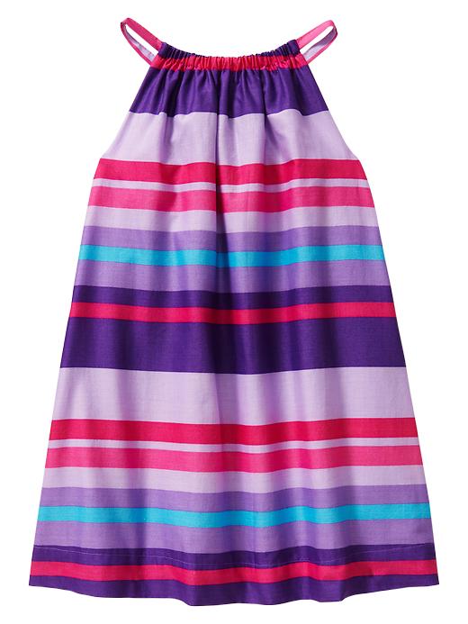 1 of 8 showing, with the color summer plum of product Printed ruched dress