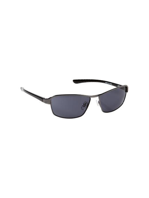 1 of 8 showing, with the color gunmetal of product Metal sunglasses