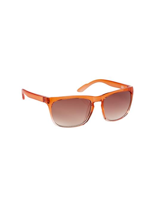 1 of 8 showing, with the color lava orange of product Ombre wayfarer