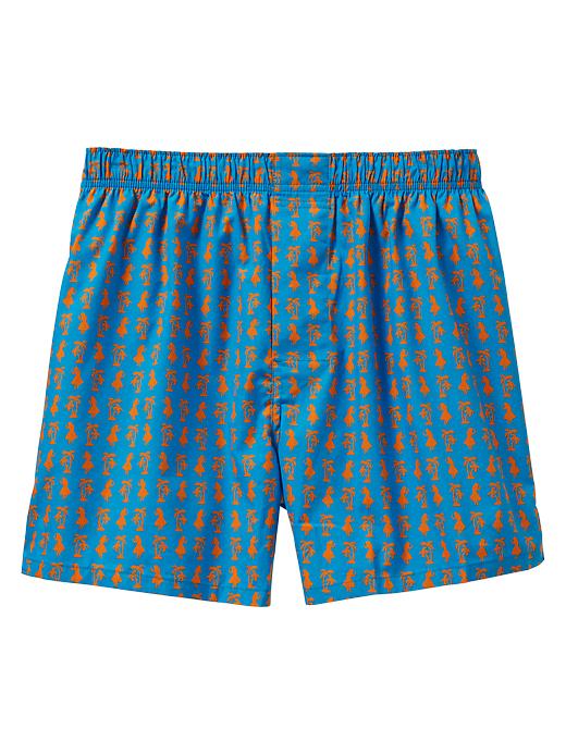 1 of 8 showing, with the color azure of product Hula girl boxers