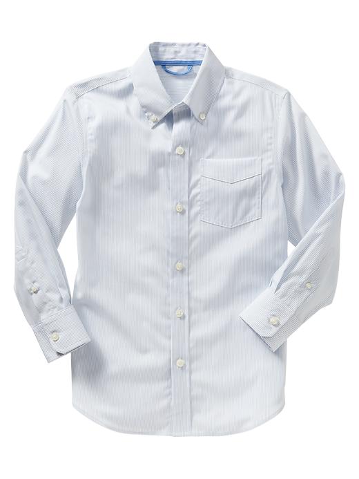 1 of 8 showing, with the color blue stripe of product Non-Iron shirt