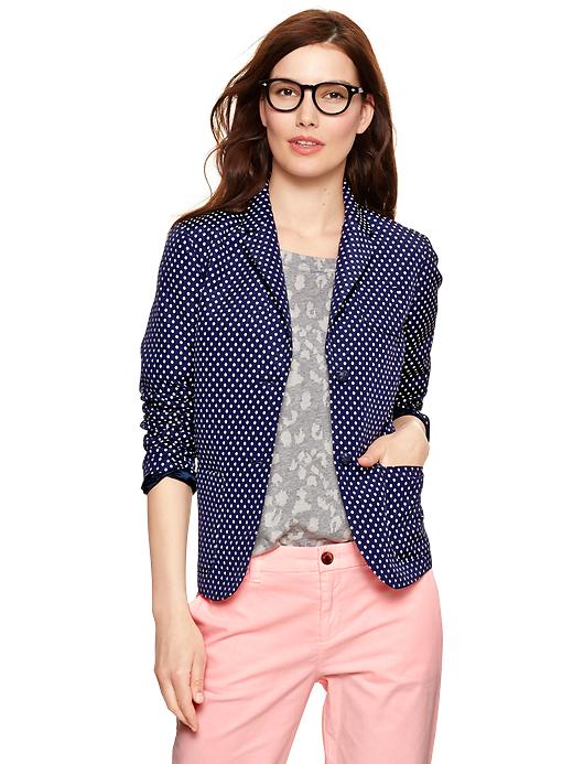 1 of 8 showing, with the color polka dot of product Polka dot academy blazer