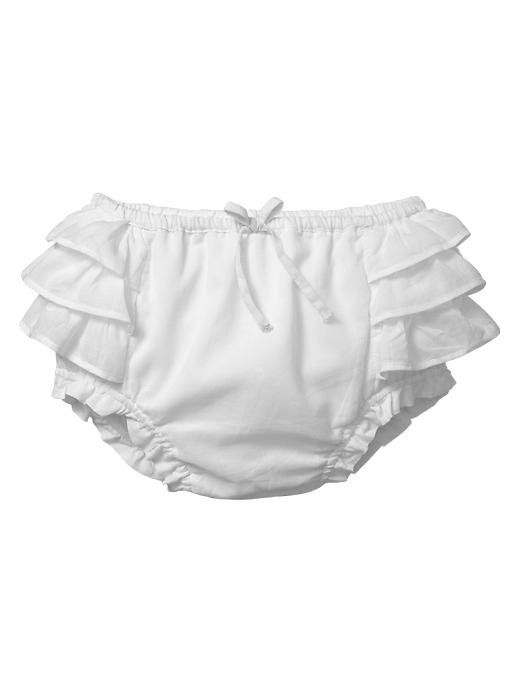 2 of 8 showing, with the color white of product Ruffle bloomers