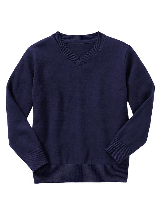 1 of 8 showing, with the color blue galaxy of product V-neck sweater