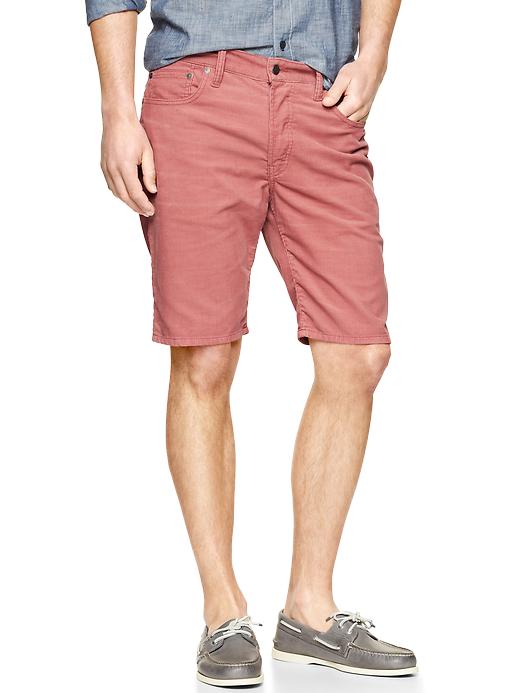 1 of 8 showing, with the color winter berry of product 1969 corduroy shorts (straight fit)