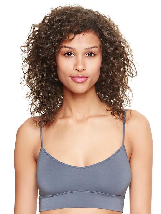 1 of 8 showing, with the color sunny gray of product Modal pullover bra