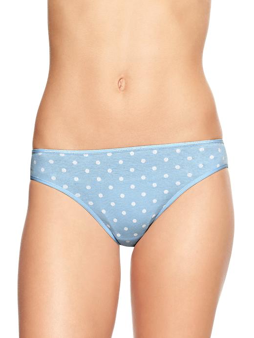 1 of 8 showing, with the color hampton blue of product Printed bikini