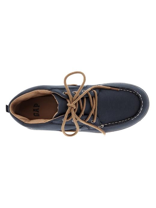 2 of 8 showing, with the color pangea blue of product Mid-top deck sneakers