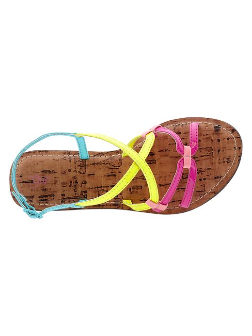2 of 8 showing, with the color multi of product Multi-colored sandals