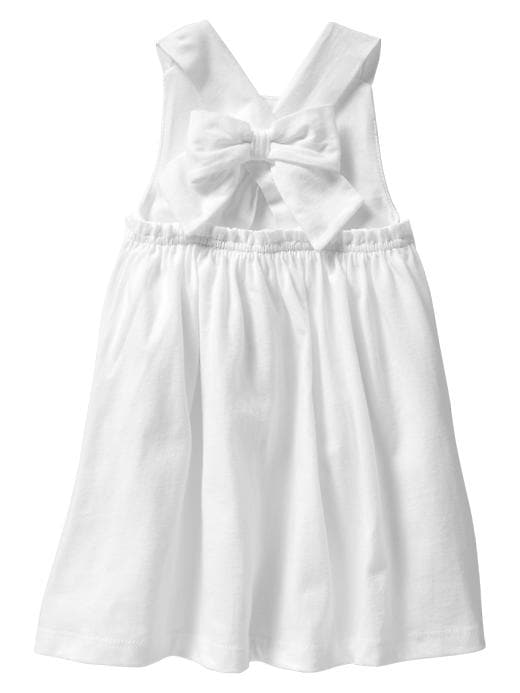 1 of 8 showing, with the color white of product Criss-cross dress
