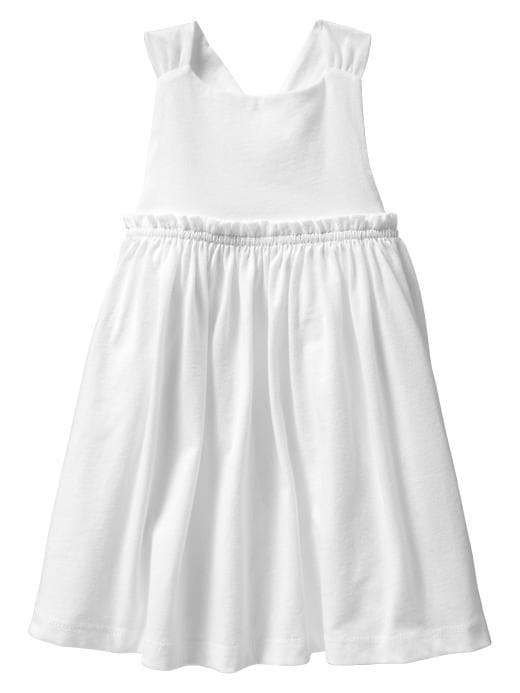 2 of 8 showing, with the color white of product Criss-cross dress